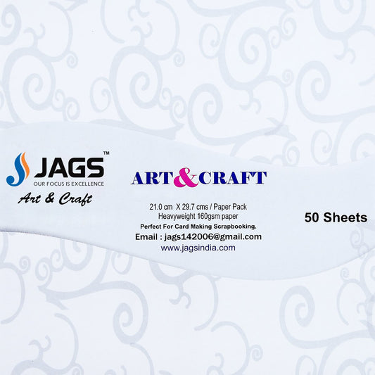 Gift To Love | Paper | Color : White | Size : 12X12 | Pcs : 50 Sheets | Code : WEP12X50