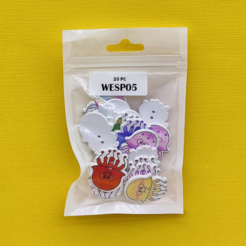 Gift To Love | Wooden Embellishment | Pcs : 20 Pcs | Code : WESP05