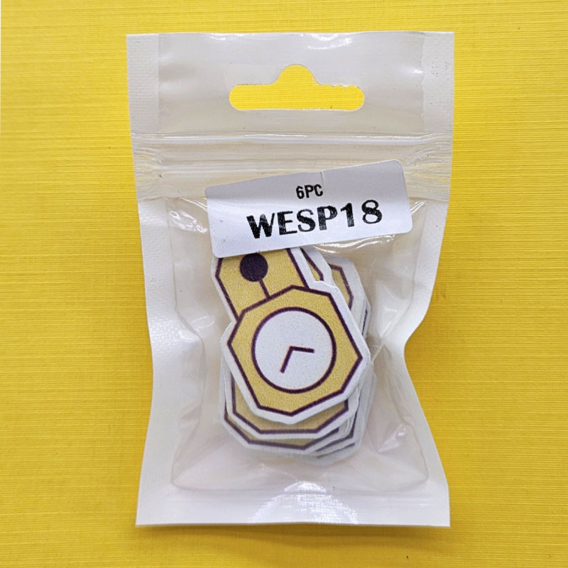 Wesp18 Wooden Emblishment 6Pc
