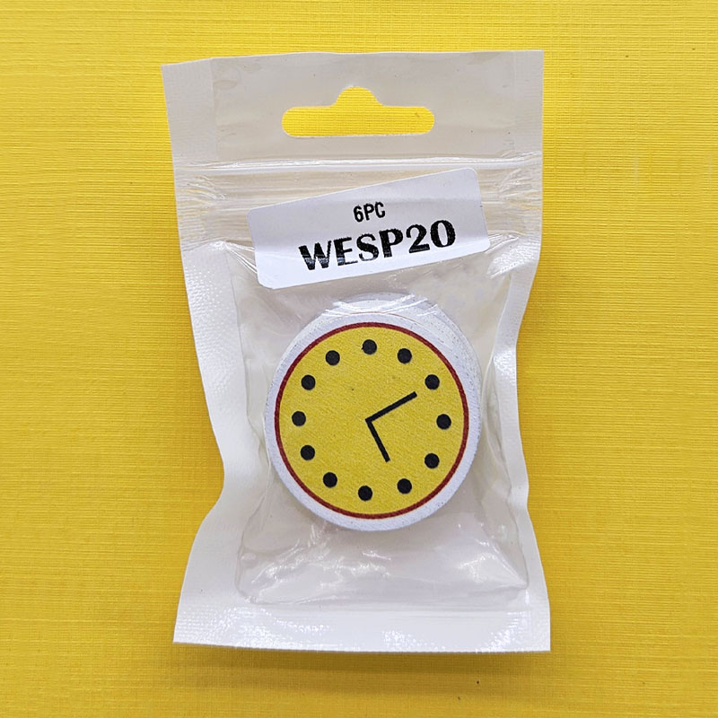 Wesp20 Wooden Emblishment 6Pc
