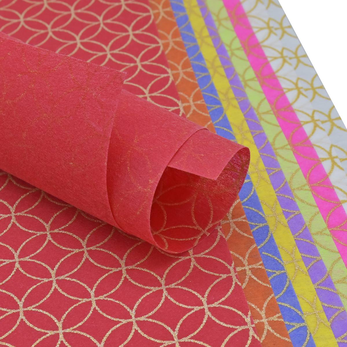 Gift To Love | A4 Non Woven Paper Geometric Pattern | Code : WF-10