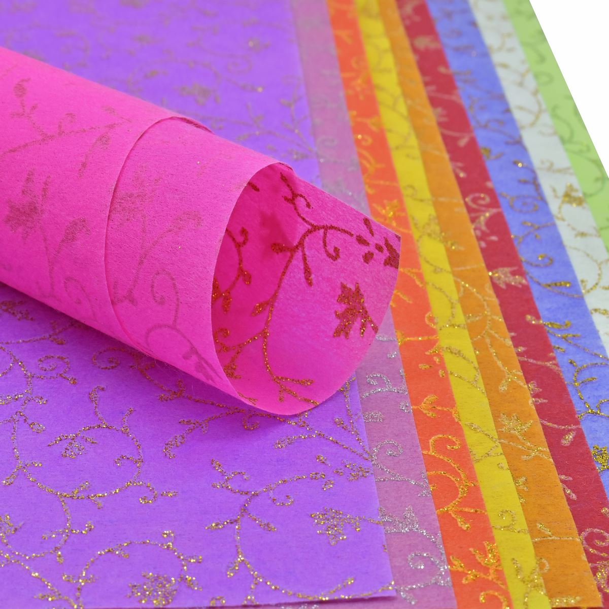 Gift To Love | A4 Non Woven Paper Floral Leaf | Code : WF-3