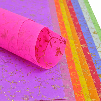 Gift To Love | A4 Non Woven Paper Floral Leaf | Code : WF-3