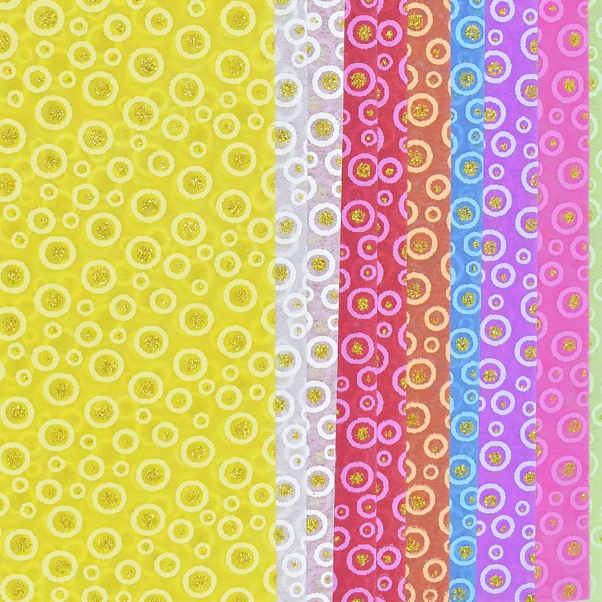 Gift To Love | A4 Non Woven Paper Glitter Polka Dot | Code : WF-4
