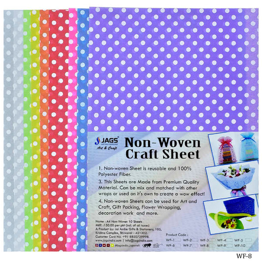 Gift To Love | A4 Non Woven Paper Polka Dot | Code : WF-7
