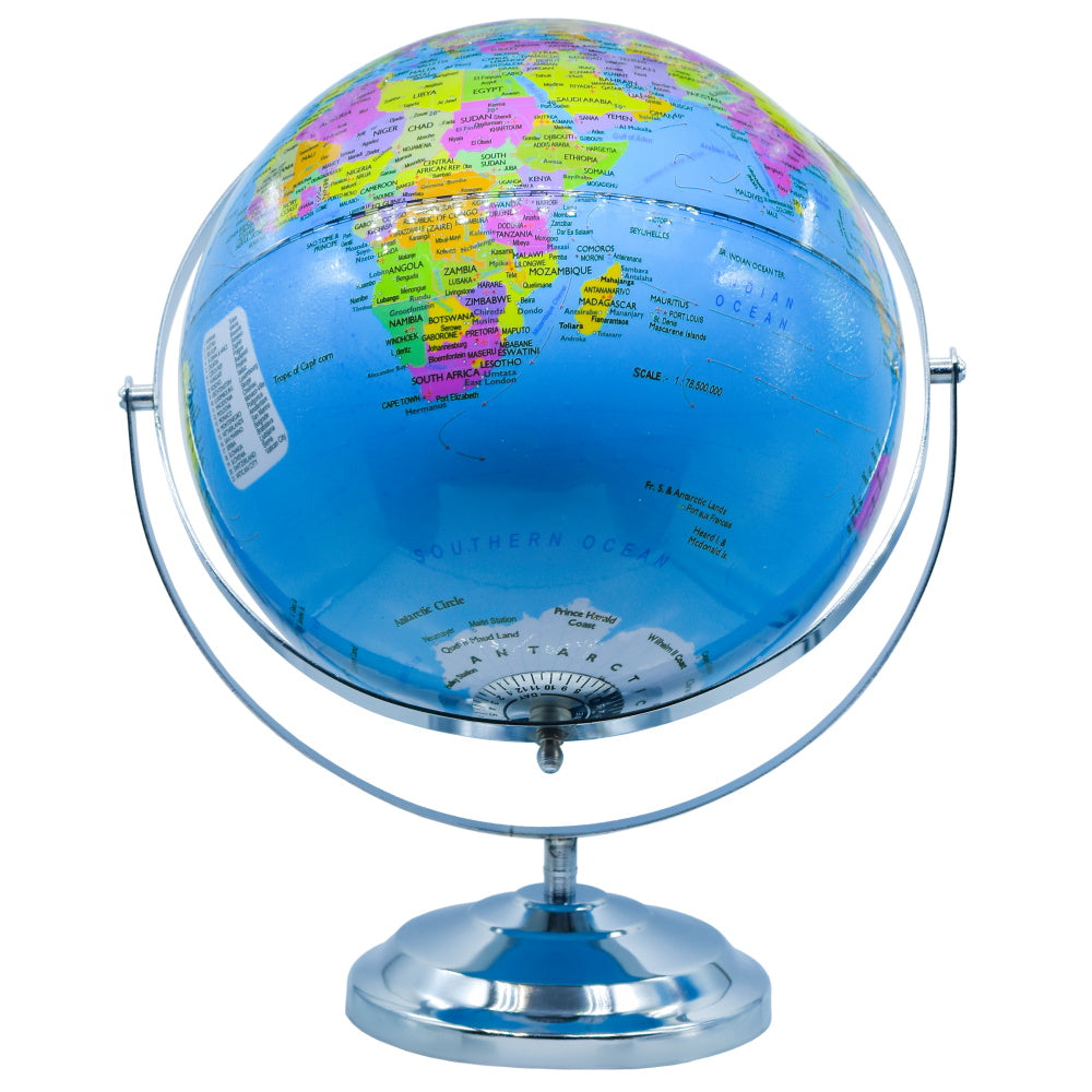 Gift To Love | World Globe | Color : Blue | Size : 10 Inch | Code : WGB360-10