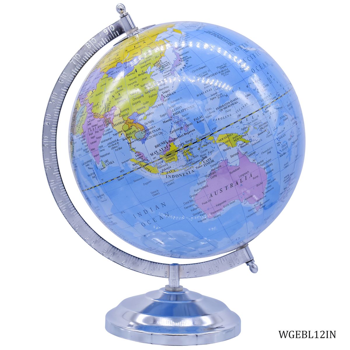 Gift To Love | World Globe Educational | Color : Blue | Size : 12 Inch | Code : WGEBL12IN