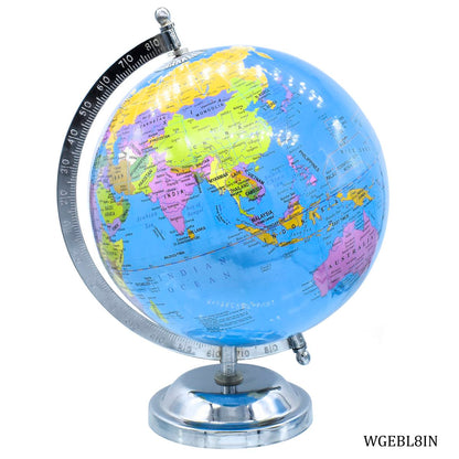 Gift To Love | World Globe Educational | Color : Blue | Size : 8 Inch | Code : WGEBL8IN