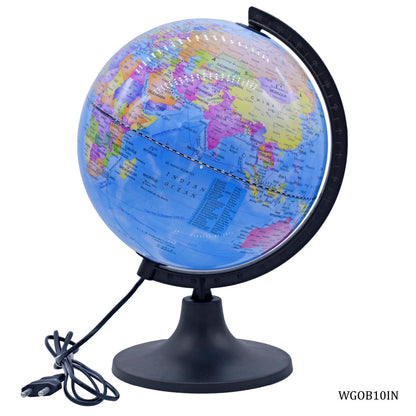 Gift To Love | World Globe Ornate | Color : Blue | Size : 10 Inch | Code : WGOB10IN