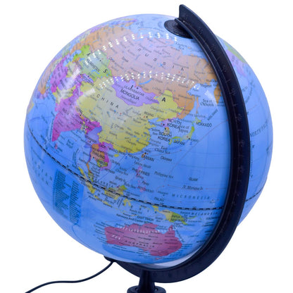 Gift To Love | World Globe Ornate | Color : Blue | Size : 10 Inch | Code : WGOB10IN