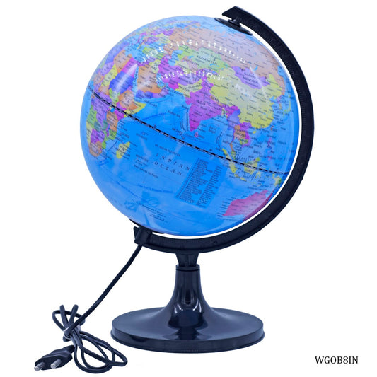Gift To Love | World Globe Ornate | Color : Blue | Size : 8 Inch | Code : WGOB8IN