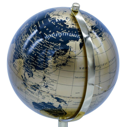 Gift To Love | World Globe Prime | Color : Black Gold | Size : 8 Inch | Code : WGPBGD8IN