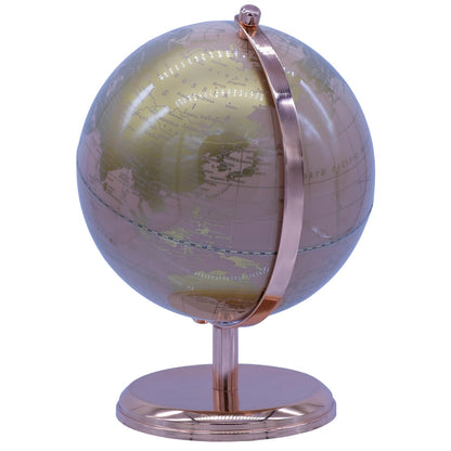 Gift To Love | World Globe Prime | Color : Peach Gold | Size : 8 Inch | Code : WGPPGD8IN