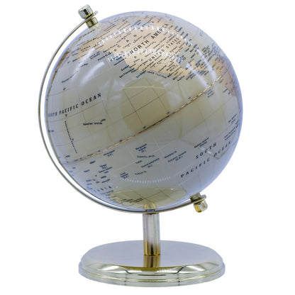 Gift To Love | World Globe Prime | Color : Sand Gold | Size : 8 Inch | Code : WGPSG8IN