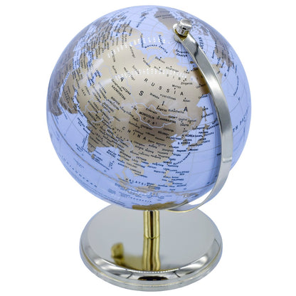 Gift To Love | World Globe Prime | Color : White Gold | Size : 8 Inch | Code : WGPWG8IN