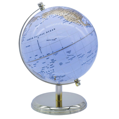 Gift To Love | World Globe Prime | Color : White Gold | Size : 8 Inch | Code : WGPWG8IN