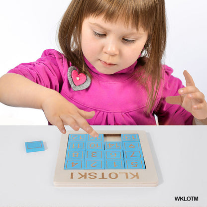 Gift To Love | Klotski Puzzle | Size : 14.5 X 13 Cm | Code : WKLOTM