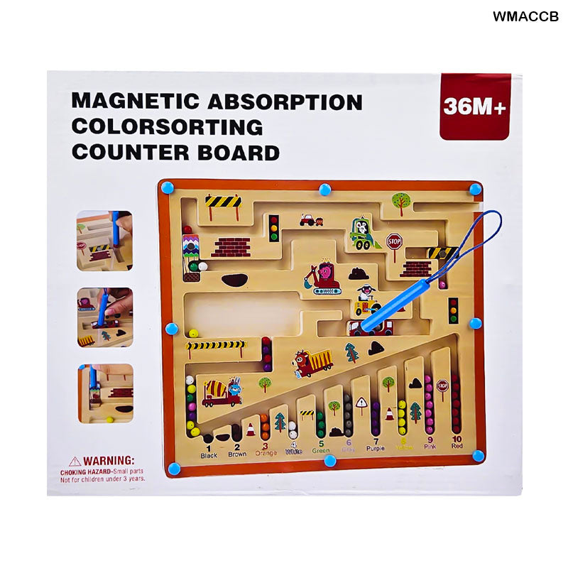 Gift To Love | Magnetic Absorption Colors Sorting Counter Board | Code : WMACCB