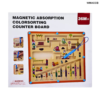 Gift To Love | Magnetic Absorption Colors Sorting Counter Board | Code : WMACCB