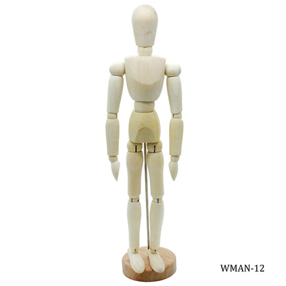 Gift To Love | Wooden Manikin Male | Size : 30 Cm | Code : WMAN-12