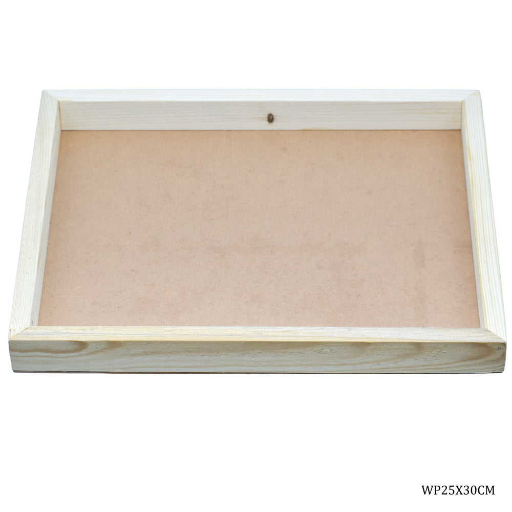 गिफ्ट टू लव | वुडेन फ़ोटो फ़्रेम नेचुरल स्मॉल 25X30CM | कोड: WP25X30CM