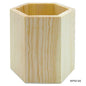 Gift To Love | Wooden Pen Stand Decoupage Hexagon | Code : WPSD-HX