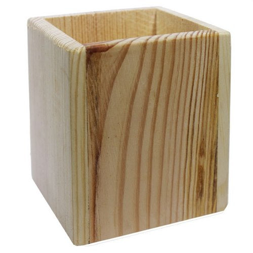 Gift To Love | Wooden Pen Stand Plain Polished | Code : WPSP00