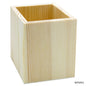 Gift To Love | Wooden Pen Stand Plain Square | Size : Small | Code : WPSP01