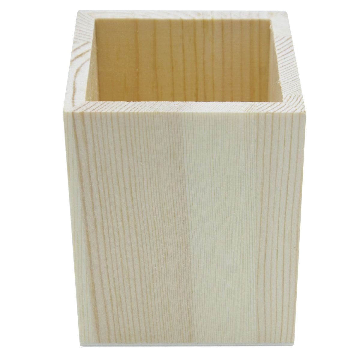 Gift To Love | Wooden Pen Stand Plain Square | Size : Small | Code : WPSP01
