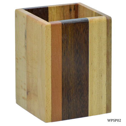 Gift To Love | Wooden Pen Stand Square | Code : WPSP02