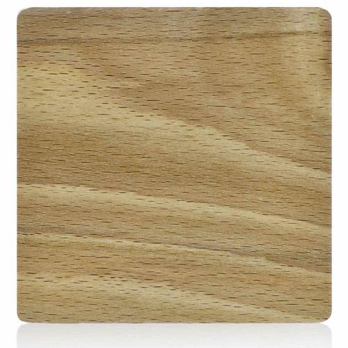 Gift To Love | Wooden Plate Tea Coaster Square 3X3 1 Pics | Code : WPTCS3