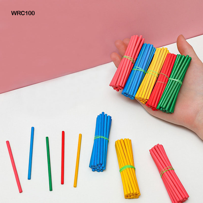 Wood Round 100 Stick Color 8Cmx5Mm (Wrc100)