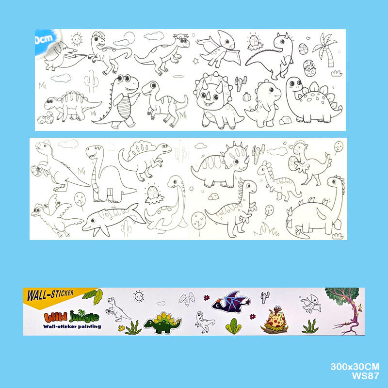Gift To Love | Wall Sticker Painting Wild Jungle | Code : WS87