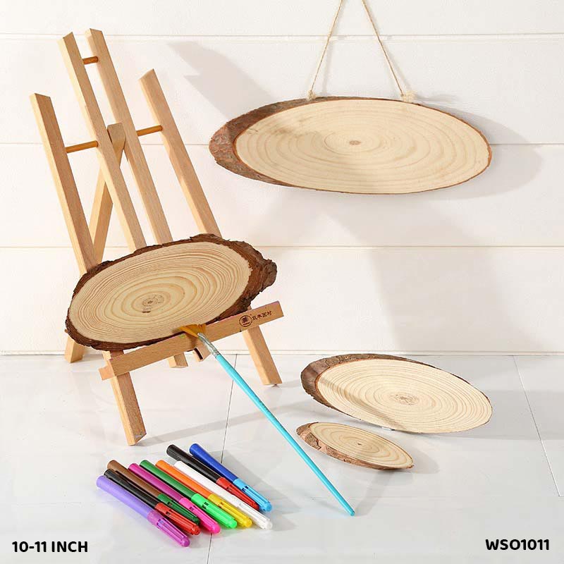 Wooden Slice Oval 10-11" (Wso1011)