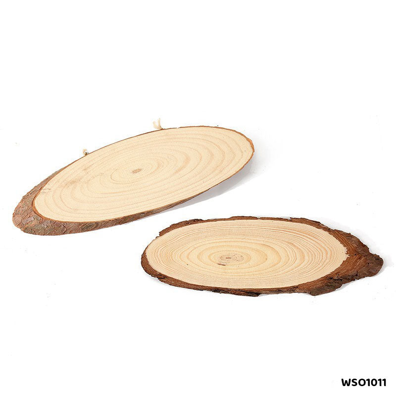 Wooden Slice Oval 10-11" (Wso1011)