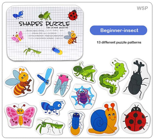 Gift To Love | Shapes Puzzle | Color : White | Code : WSP