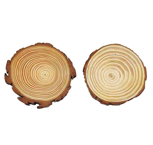 Gift To Love | Wooden Slice Round | Size : 14-15 X 1 Cm | Code : WSR1415