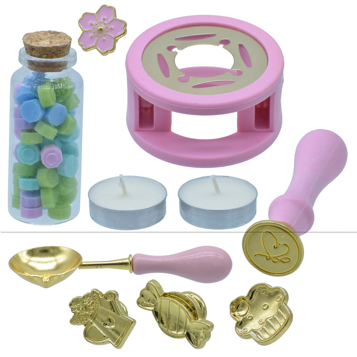 Gift To Love | Wax Seal Stamp Kit | Pcs : Set Of 10 Pcs | Code : WSSK00
