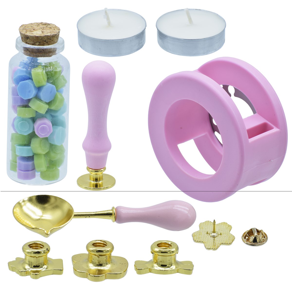 Gift To Love | Wax Seal Stamp Kit | Pcs : Set Of 10 Pcs | Code : WSSK00