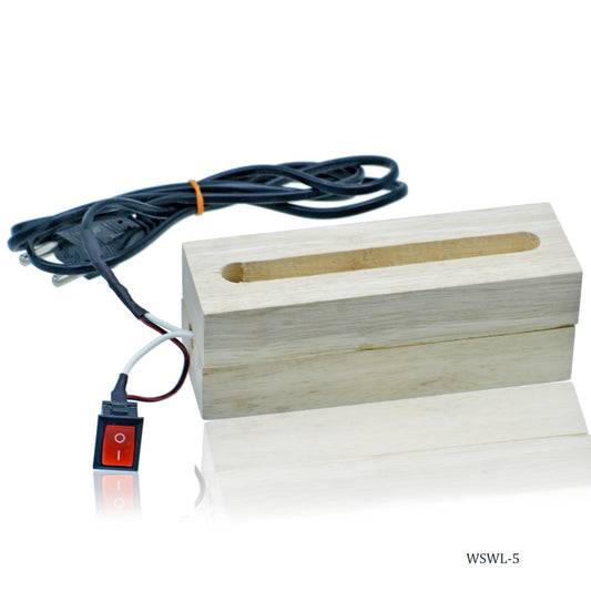 Gift To Love | Wooden Stand With Led Light | Size : 5 Inch | Code : WSWL-5