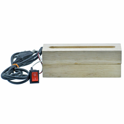 Gift To Love | Wooden Stand With Led Light | Size : 5 Inch | Code : WSWL-5