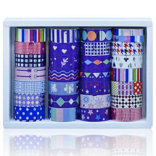 Gift To Love | Craft Tape Washi 1.5CM*2M 28Pcs Box | Code : WTPC-J