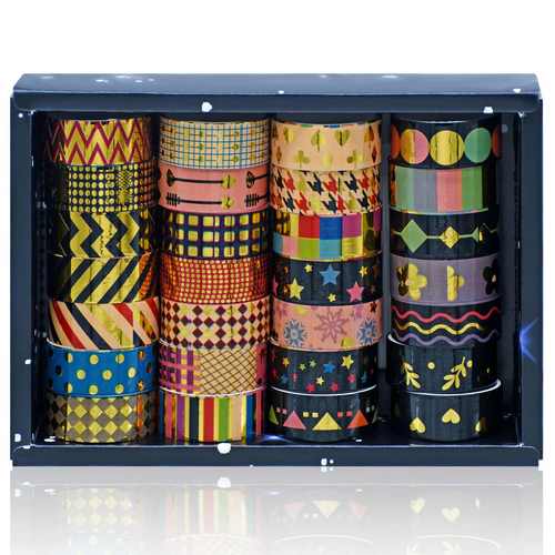 Gift To Love | Craft Tape Washi 1.5CM*2M 28Pcs Box | Code : WTPC-K