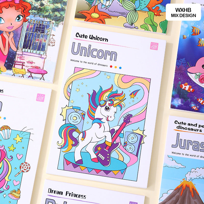 Gift To Love | Magic Drawing Doodle Book | Pcs : 12 Pages | Code : WXHB