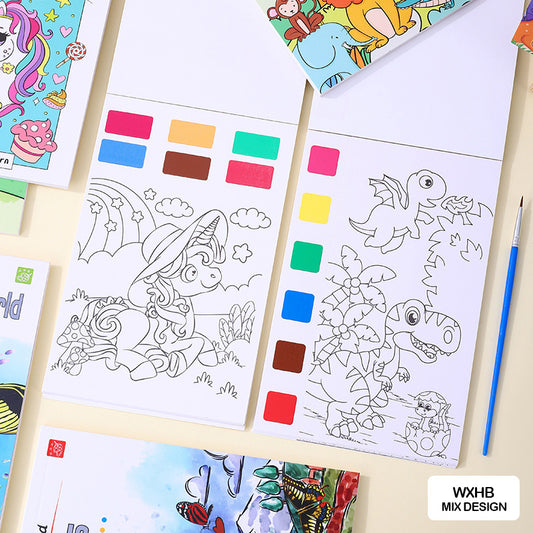 Gift To Love | Magic Drawing Doodle Book | Pcs : 12 Pages | Code : WXHB