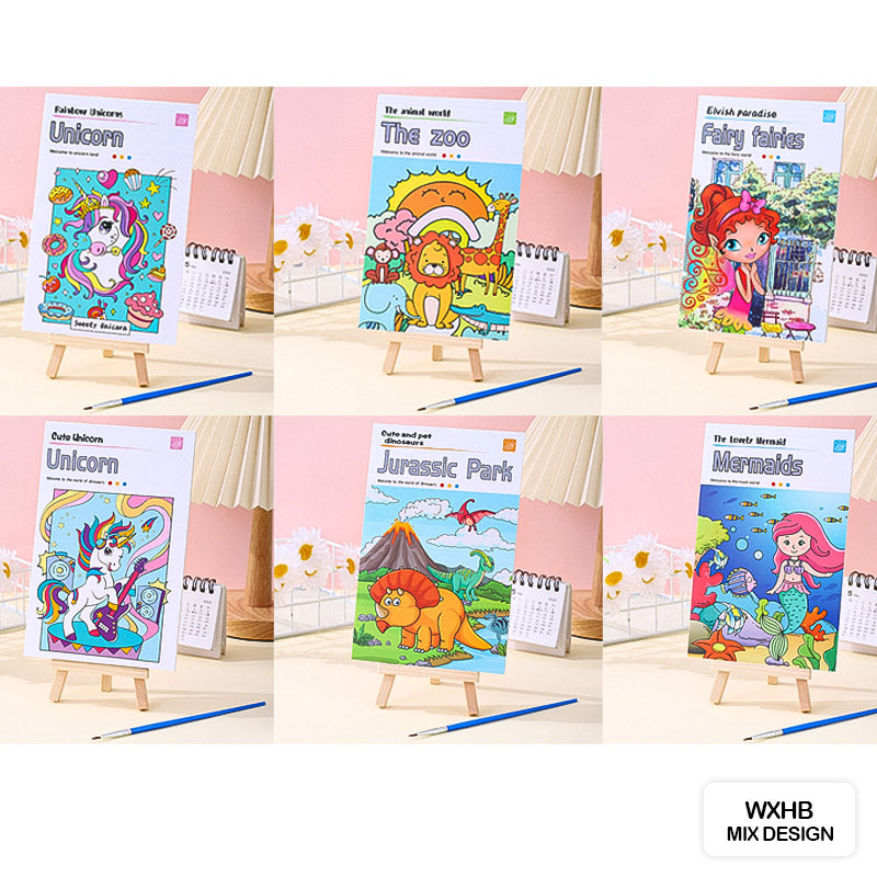 Gift To Love | Magic Drawing Doodle Book | Pcs : 12 Pages | Code : WXHB