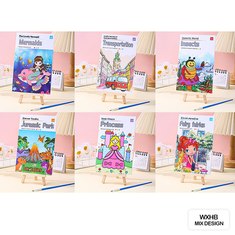 Gift To Love | Magic Drawing Doodle Book | Pcs : 12 Pages | Code : WXHB