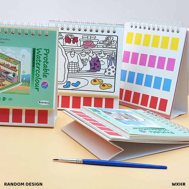 Gift To Love | Magic Drawing Watercolor Book | Pcs : 20 Sheet | Code : WXHR