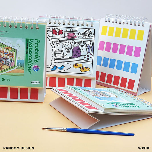 Gift To Love | Magic Drawing Watercolor Book | Pcs : 20 Sheet | Code : WXHR