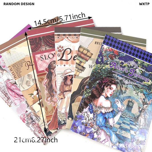 Gift To Love | A5 Journal Sticker Book 12 Sheet | Code : WXTP